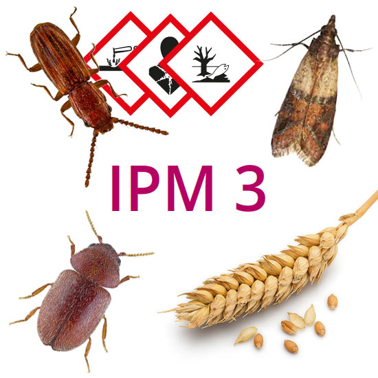 IPM 3 per la gestione e prevenzione dei principali infestanti delle derrate alimentari.