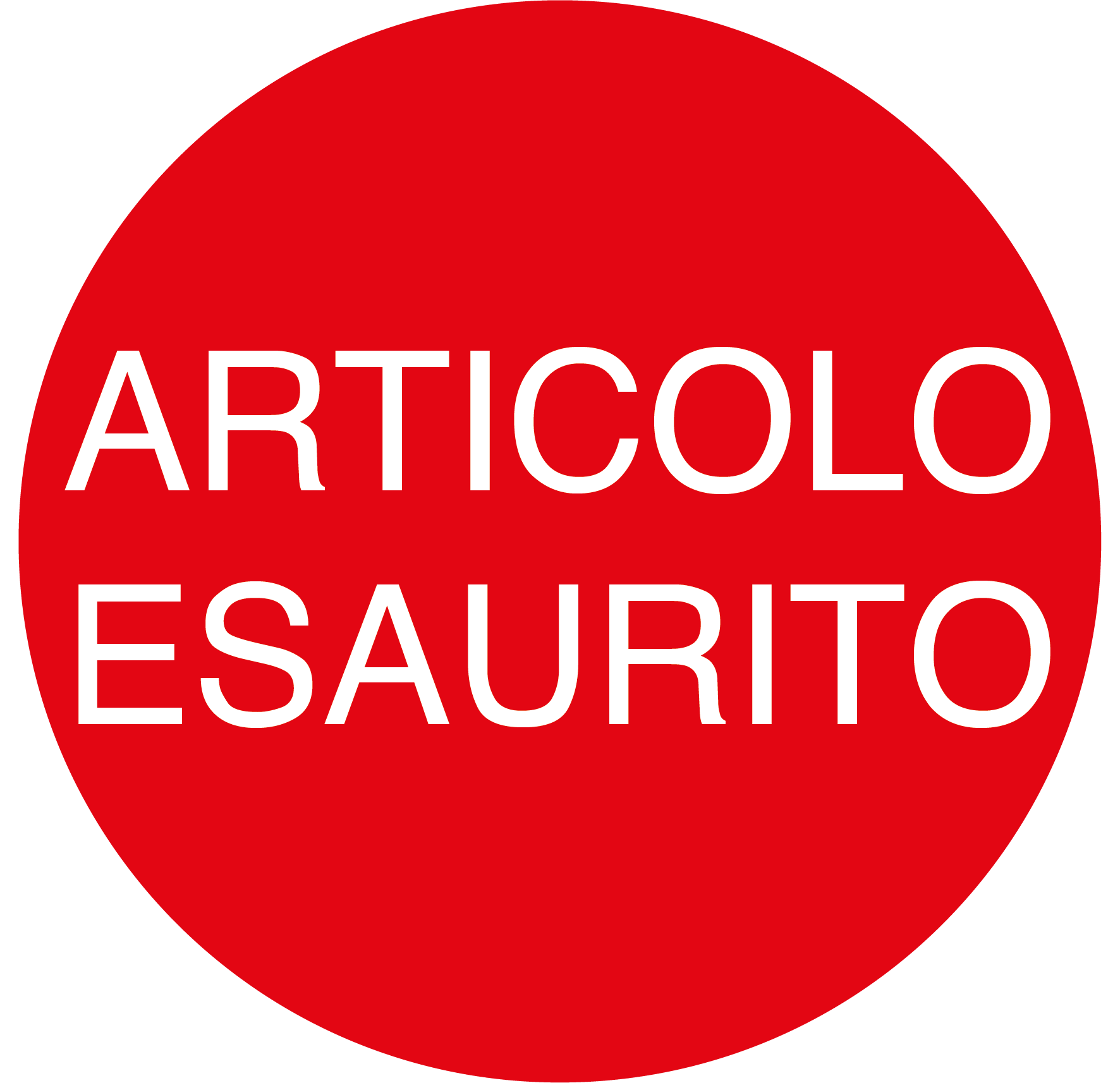 articolo esaurito