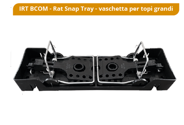 IRT BCOM - Rat Snap Tray - vaschetta per topi grandi