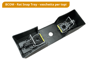 BCOM - Rat Snap Tray - vaschetta per topi