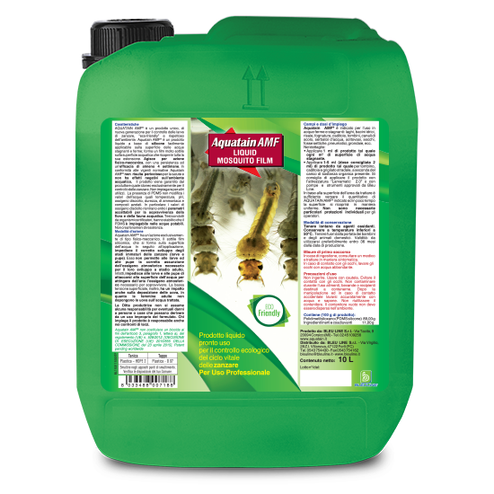 Aquatain AMF da 10 litri, è un prodotto professionale per il controllo delle zanzare.