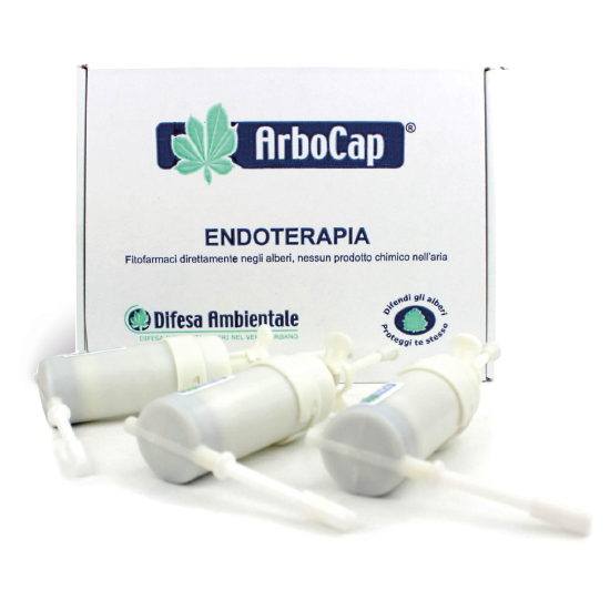 Speciale capsula ricaricabile per il trattamento tramite endoterapia.