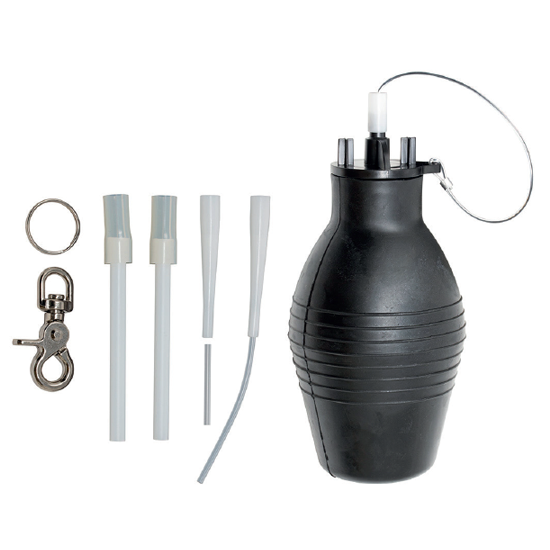 Bulb Duster per disinfestazione con prodotti in polvere o granulari.