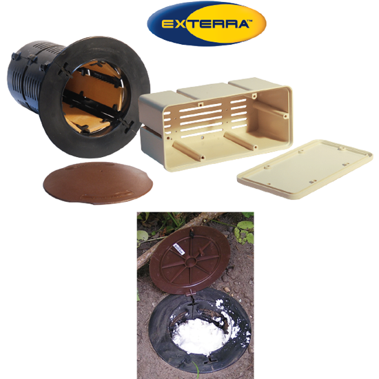 Sistema per il monitoraggio ed il controllo delle termiti, modulare e brevettato.