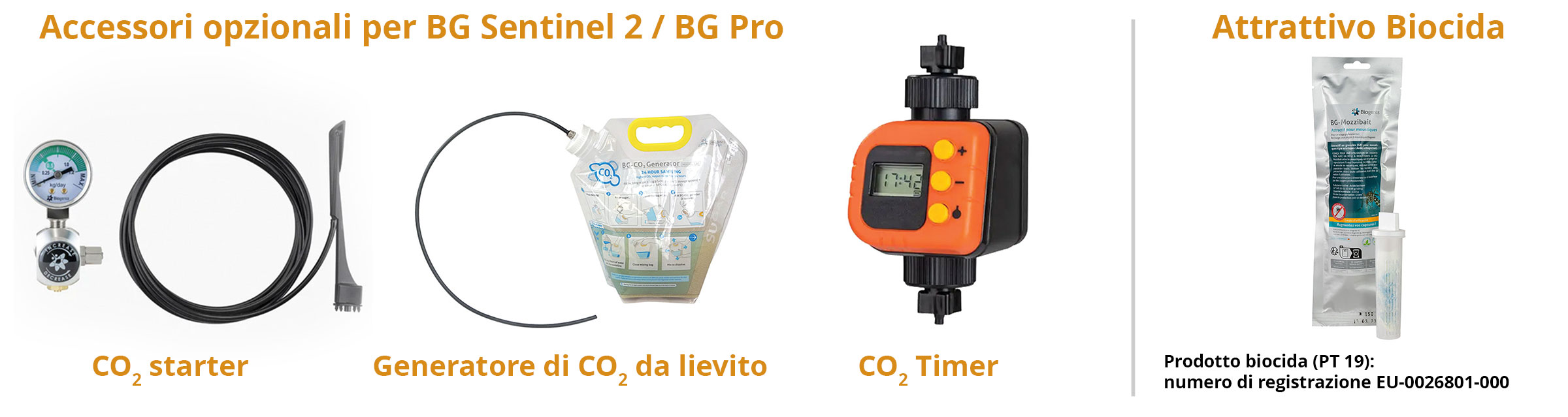 Accessori e attrattivo Biogents