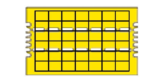 Tavoletta collante 59,5x36,5 gialla grigliata